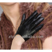 lady short dancing sheepskin leather glove